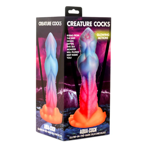 Creature Cocks Aqua-Cock Glow in Dark - OSAS