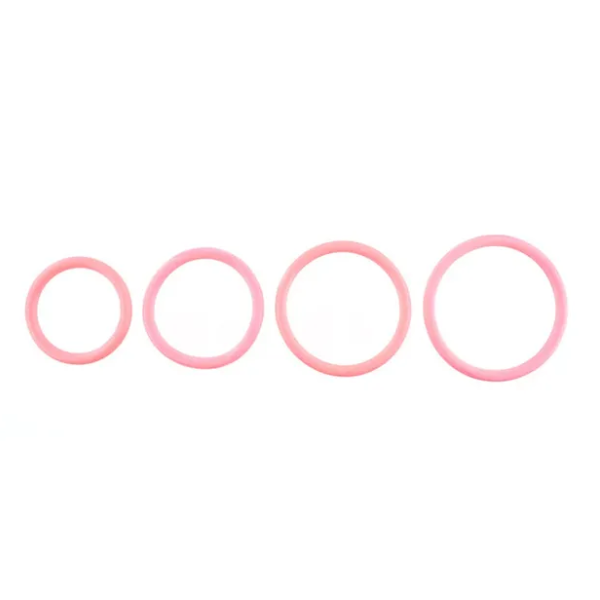 Sportsheets Rubber O-Ring 4pk Coral