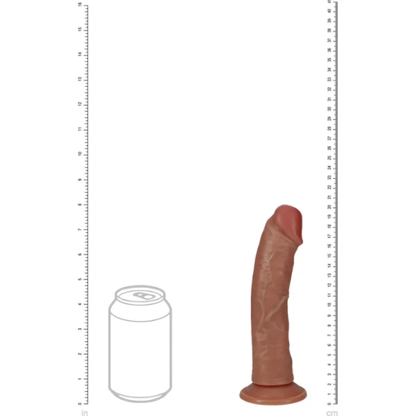 REALROCK 20cm Vibrating Cock Tan