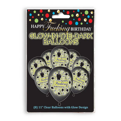 Happy Fucking Birthday Glow In The Dark Balloons - OSAS