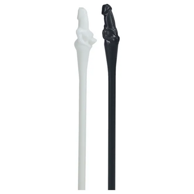 S-LINE The Dickheads Couples Straws Black/White - OSAS