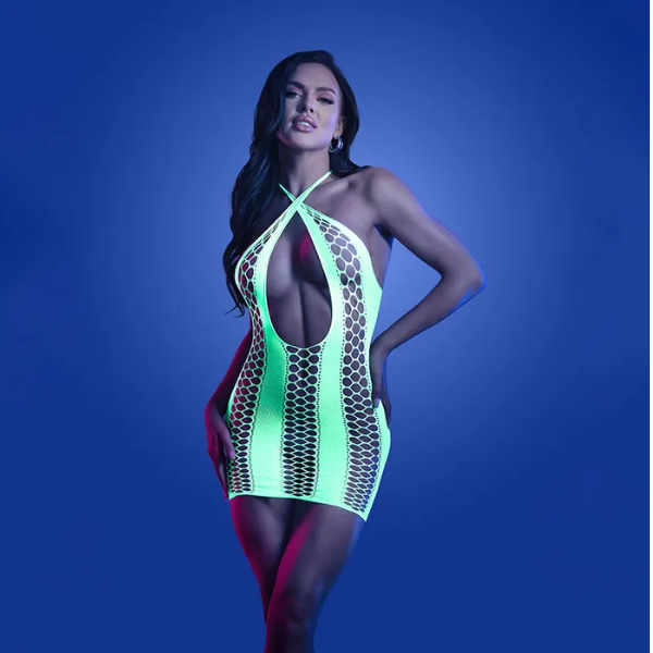 Glow Synthesize Seamless Keyhole Dress O/S