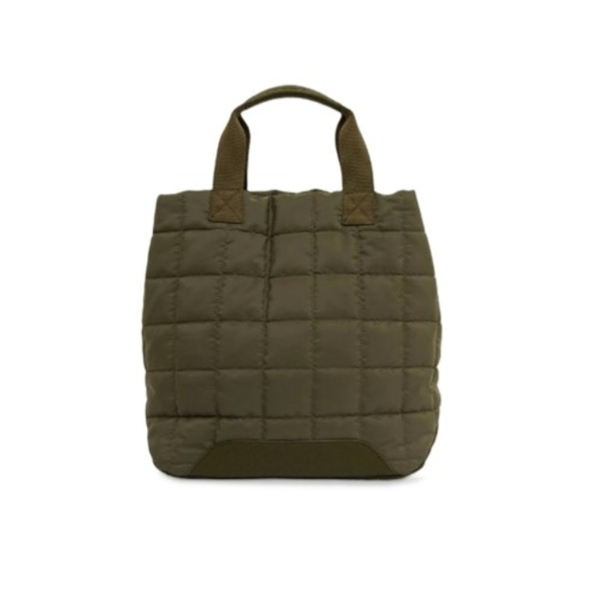 Quilted Tote Bag Khaki Green - OSAS