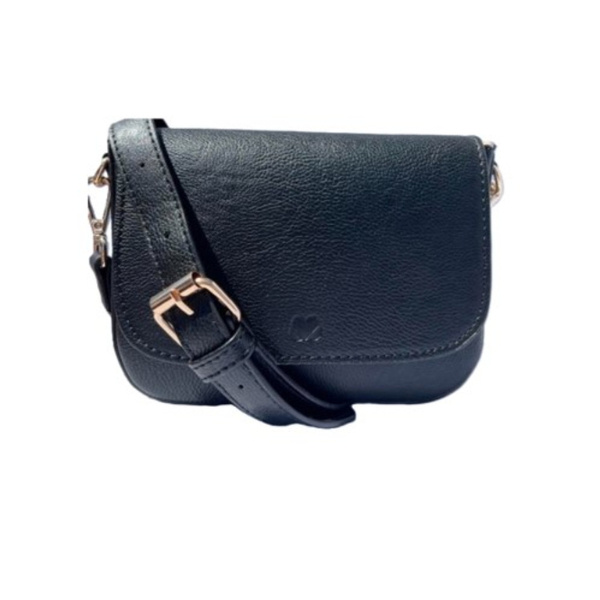 Crossbody Saddle Bag Black - OSAS