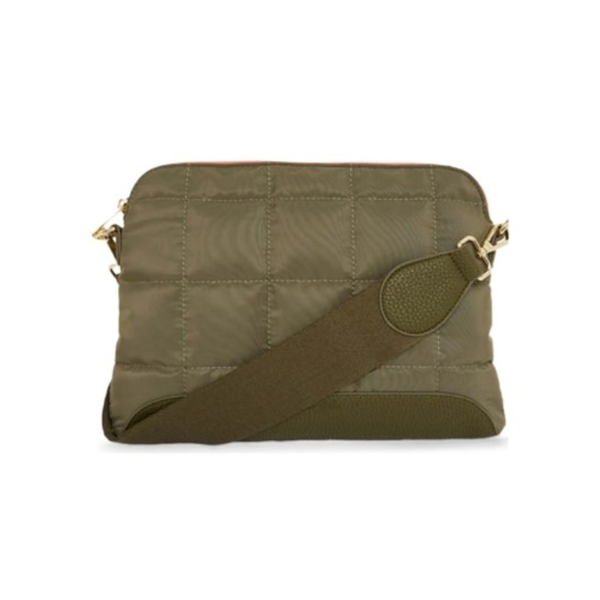 Crossbody Quilted Bag Khaki Green