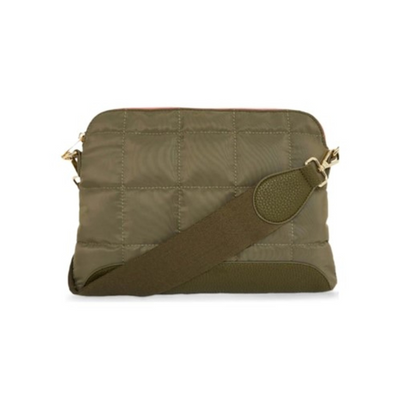 Crossbody Quilted Bag Khaki Green - OSAS