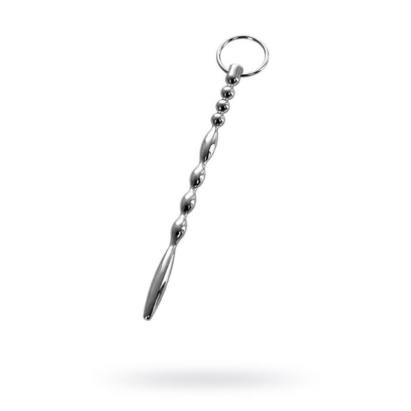 Silver Metal Urethral Plug w Ring