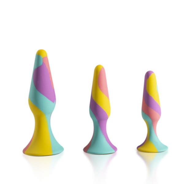 TriPlugs 3 Pc Silicone Anal Training Kit