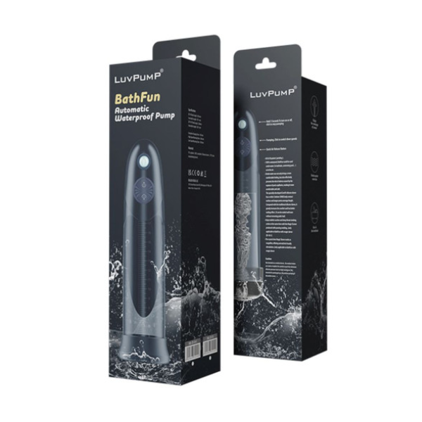 BathFun Automatic Waterproof Penis Pump w Magic Sleeve