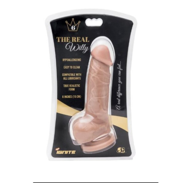 The Real Willy 6in Dildo Vanilla