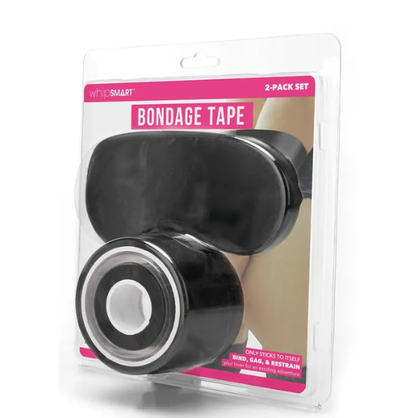 WhipSmart Bondage Tape Black 30m