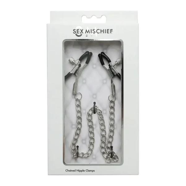 Sex & Mischief Chained Nipple Clamps - OSAS