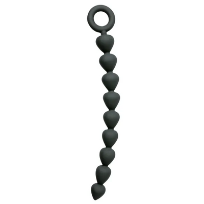 Sex & Mischief Silicone Anal Beads Black