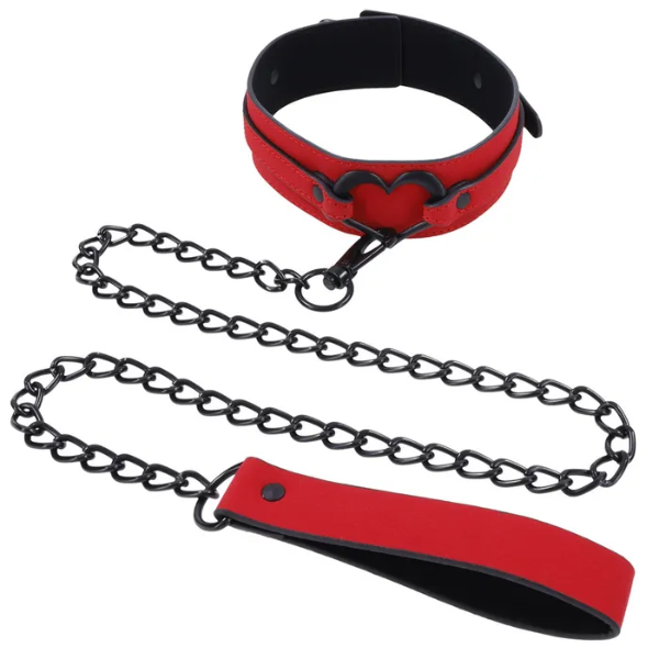 Sex & Mischief Amor Collar & Leash - OSAS