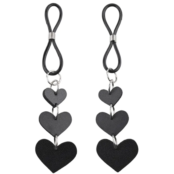 Sex & Mischief Heart Nipple Ties - OSAS