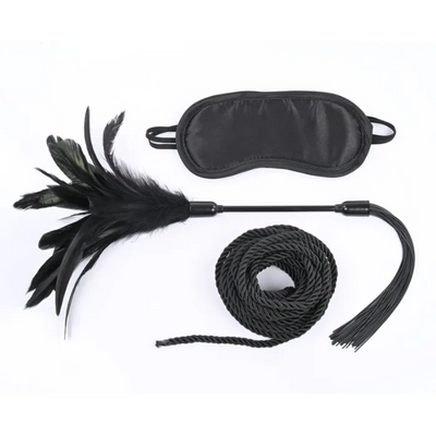 Sex & Mischief Shadow Tie and Tickle Kit - OSAS