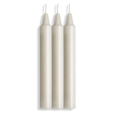 LaCire Drip Pillar Candles White