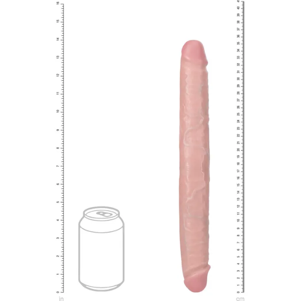 REALROCK 35cm Thick Double Dildo Flesh - OSAS