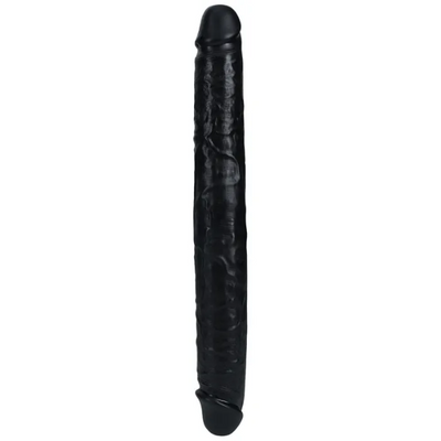 REALROCK 35cm Thick Double Dildo Black - OSAS