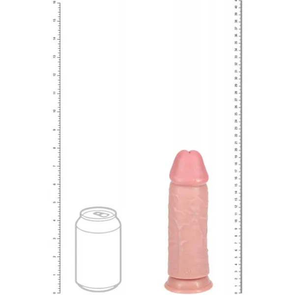 REALROCK 20cm Extra Thick Dildo Flesh