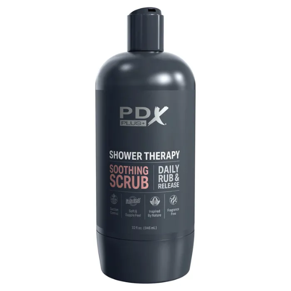 PDX Plus Shower Therapy Soothing Scrub Tan