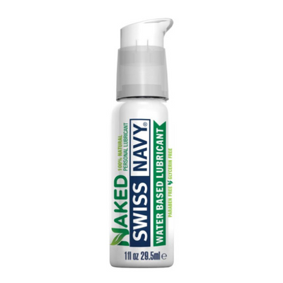 Swiss Navy Naked All Natural Water Based Lubricant 1oz - OSAS