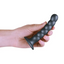 OUCH! Beaded Silicone G-Spot Dildo 5in