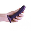 OUCH! Smooth Silicone G-Spot Dildo 6in