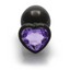 OUCH! Heart Gem Gunmetal Butt Plug L