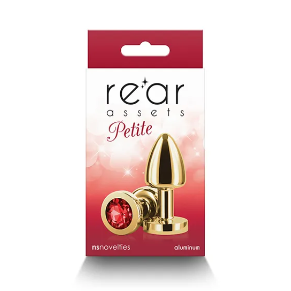 Rear Assets Petite Gold with Red Gem