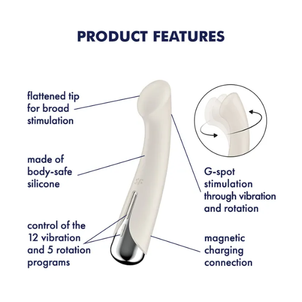 Satisfyer Spinning G-Spot 1 Beige