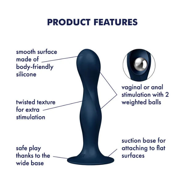 Satisfyer Double Ball-R Dark Blue