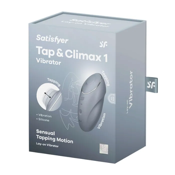 Satisfyer Tap & Climax 1 Bluegrey