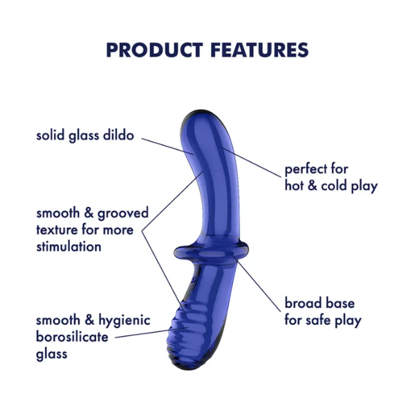 Satisfyer Double Crystal Blue