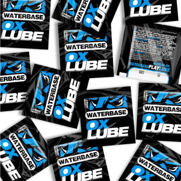 LIQUISLIK Waterbased OXLube 50 Pk Sachets - OSAS