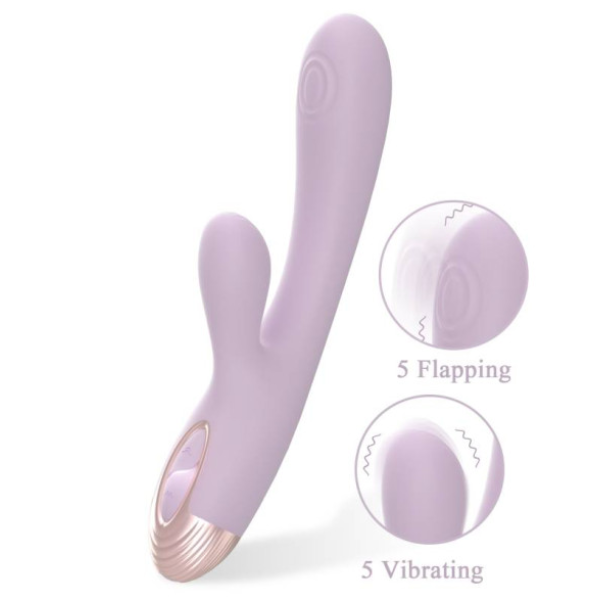 Pada Rabbit and G-Spot Pulsing Vibrator Purple - OSAS