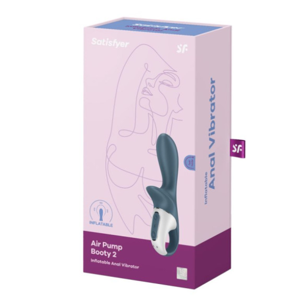 Satisfyer Air Pump Booty 2 Dark Grey - OSAS