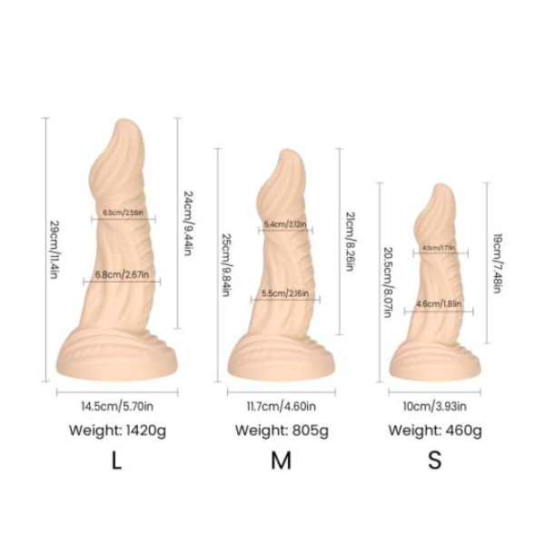 Sphinx Liquid Silicone Dildo Medium