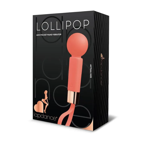 LAPDANCE Lollipop Mini Pocket Wand Pink - OSAS