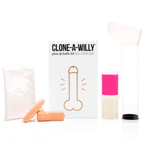 Clone A Willy Plus Balls Kit Hot Pink - OSAS