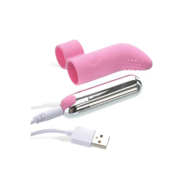 Adam & Eve Silicone Rechargeable Finger Vibe - OSAS