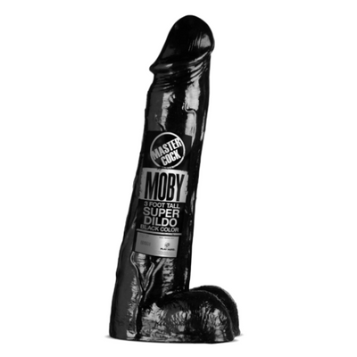 Moby Giant 1m Dildo Black - OSAS