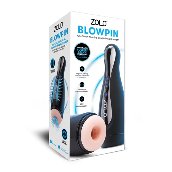 Zolo Blowpin Auto Sucking & Vibrating Stroker