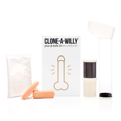 Clone a Willy Plus Balls Kit, dunkler Hautton