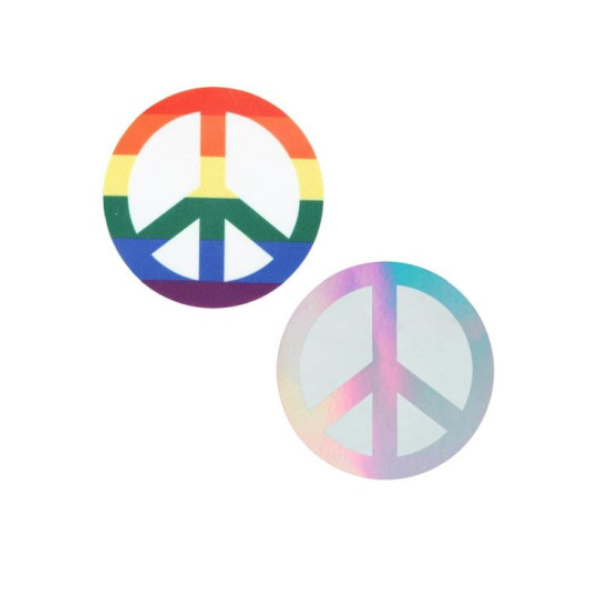 Pride Peace Sign Pasties