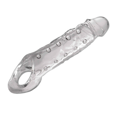 Size Matters Clearly Ample Penis Enhancer Sheath