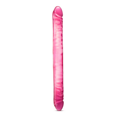 B Yours 18in Double Dildo Pink