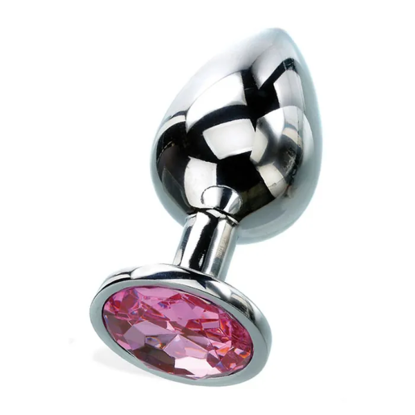Adam & Eve Pink Gem Anal Plug M - OSAS