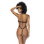Black Polka Dot Halter Neck Bodysuit S/M - OSAS
