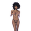 Chain Harness 2pc Set Black Rose Gold S/M - OSAS